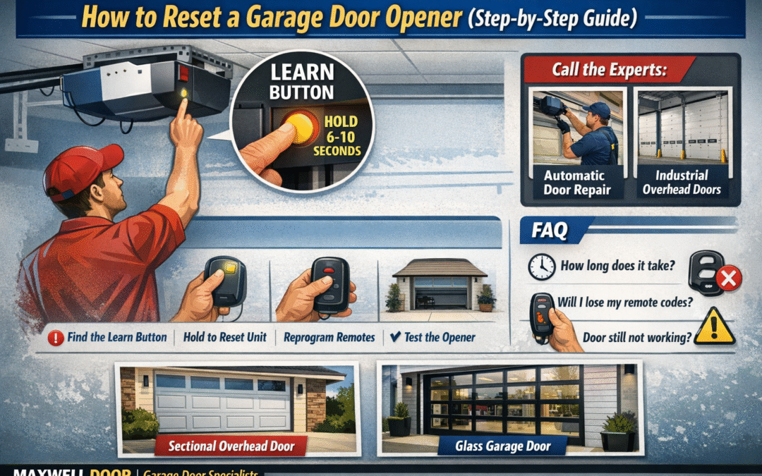 How to Reset a Garage Door Opener (Step-by-Step Guide)