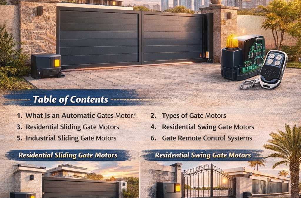 Automatic Gates Motor: Complete Guide for Residential & Industrial Use in the UAE
